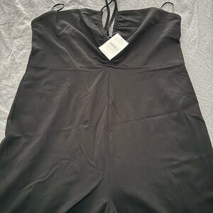 Forever 21 Plus Halter Pants Jumpsuit straight leg Forever